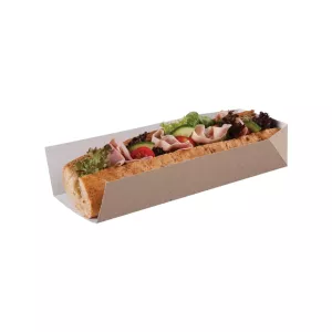 Kraft Open Ended Tray 250x80x50mm (10D02)